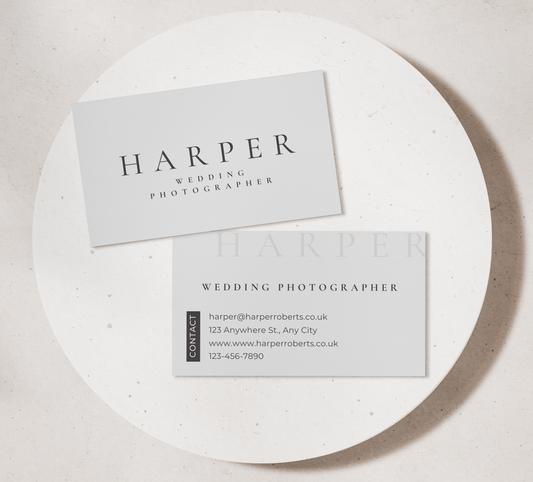 Classic Monochrome Business Cards