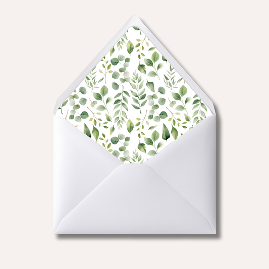 Envelope Liner: Botanicals