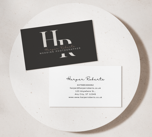 Minimalistic Duo Business Cards