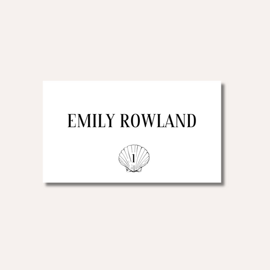 Shell Place Card