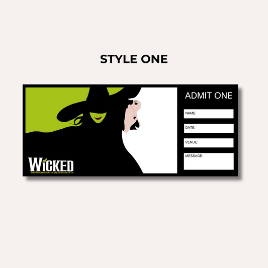 Theatre Gifting Experience- Wicked
