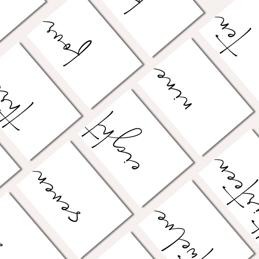 Table Numbers- Minimalistic Style #1