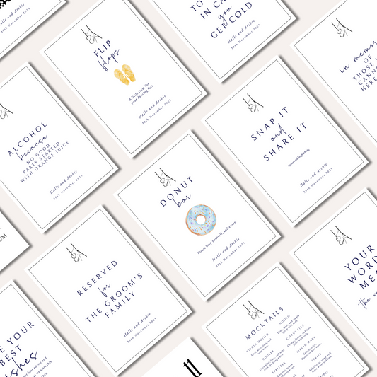 Halle: Complete Sign Collection (Over 100 Signs 5X7") DIGITAL DOWNLOAD