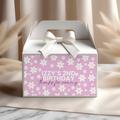 Flower Power Gable Box Labels