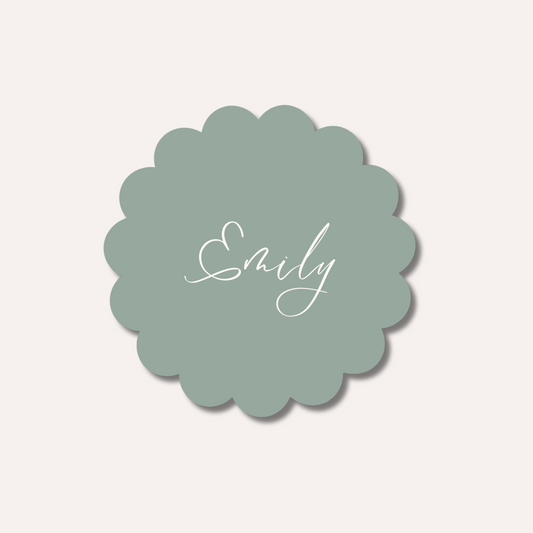 Scallop Place Card
