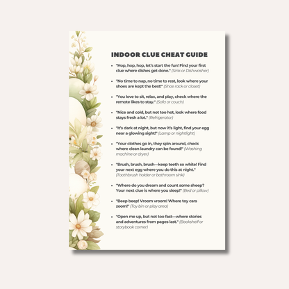 Easter Egg Hunt Cards