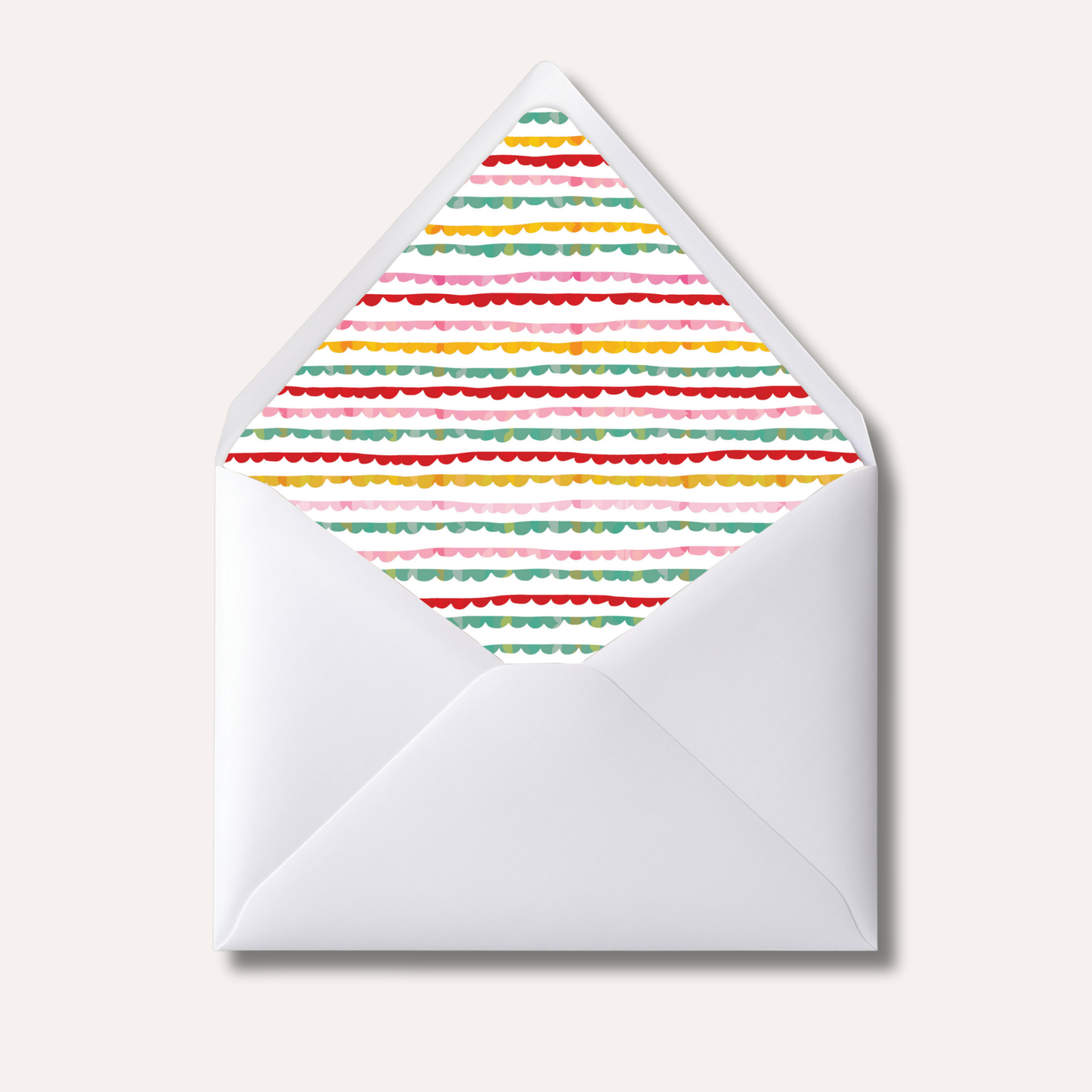 Envelope Liner: Rainbow Loops