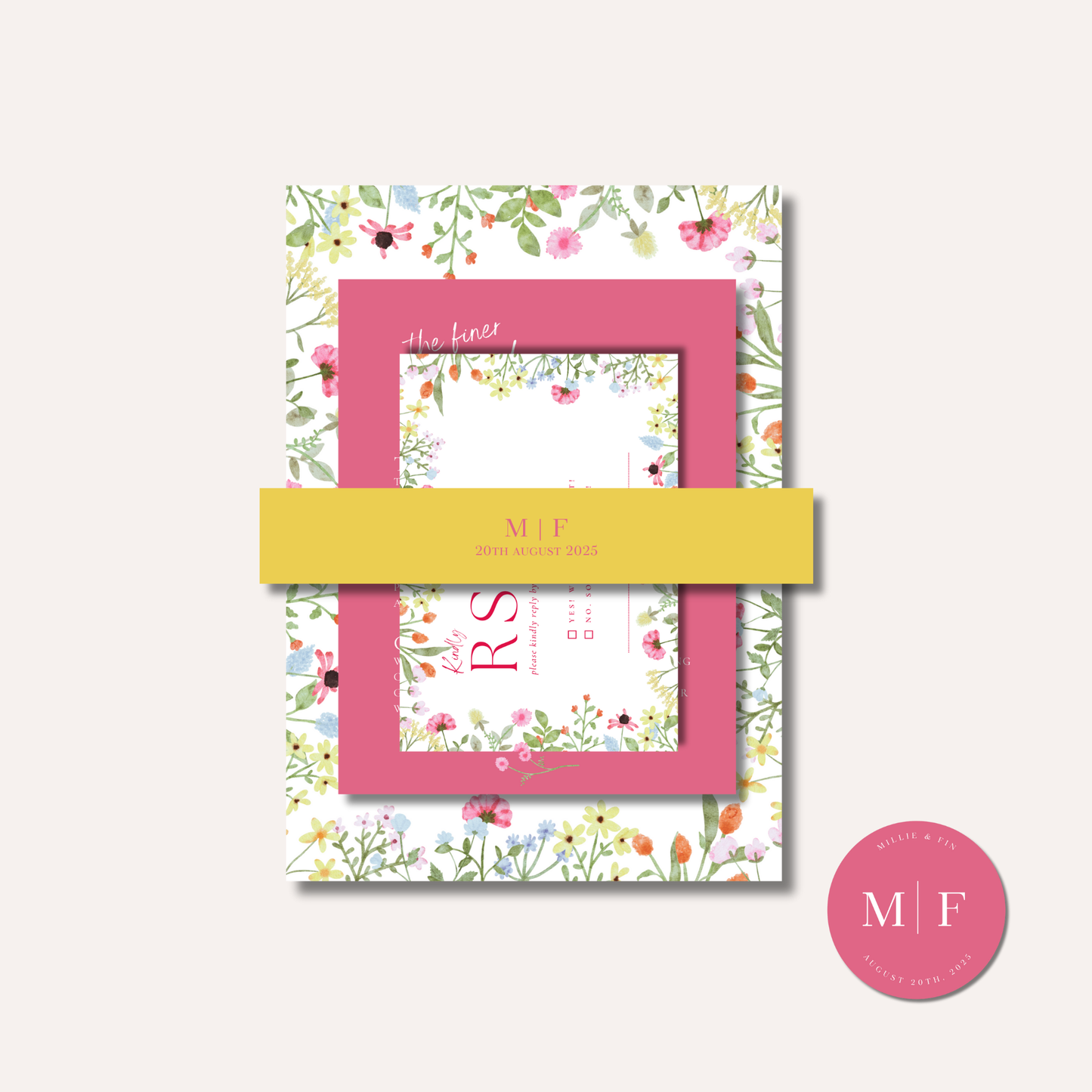 Millie Wedding Invitation Suite