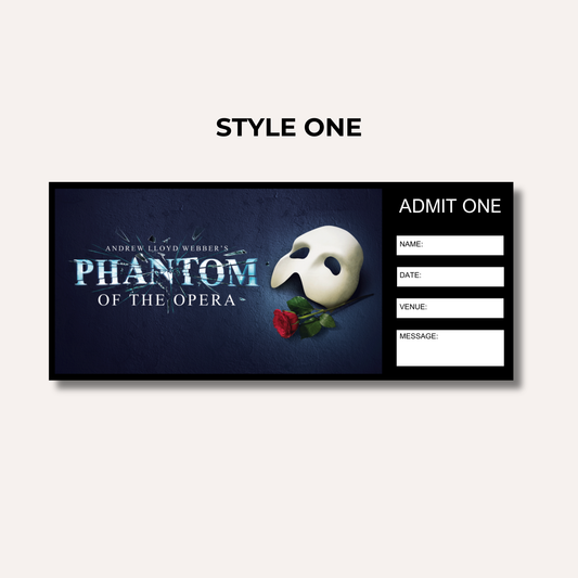 Theatre Gifting Experience- Phantom of The Opera