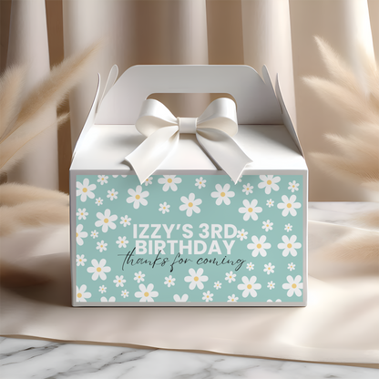 Flower Power Gable Box Labels