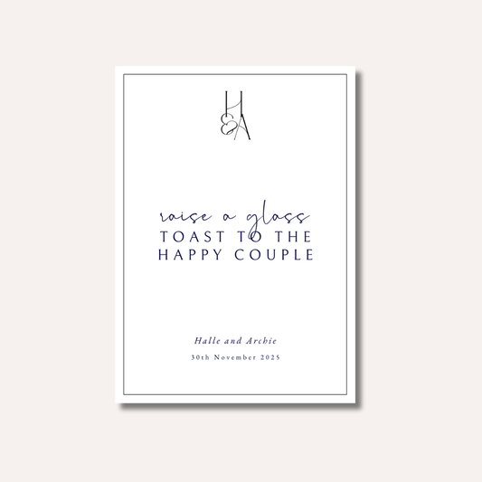 Raise A Glass, Toast To The Happy Couple