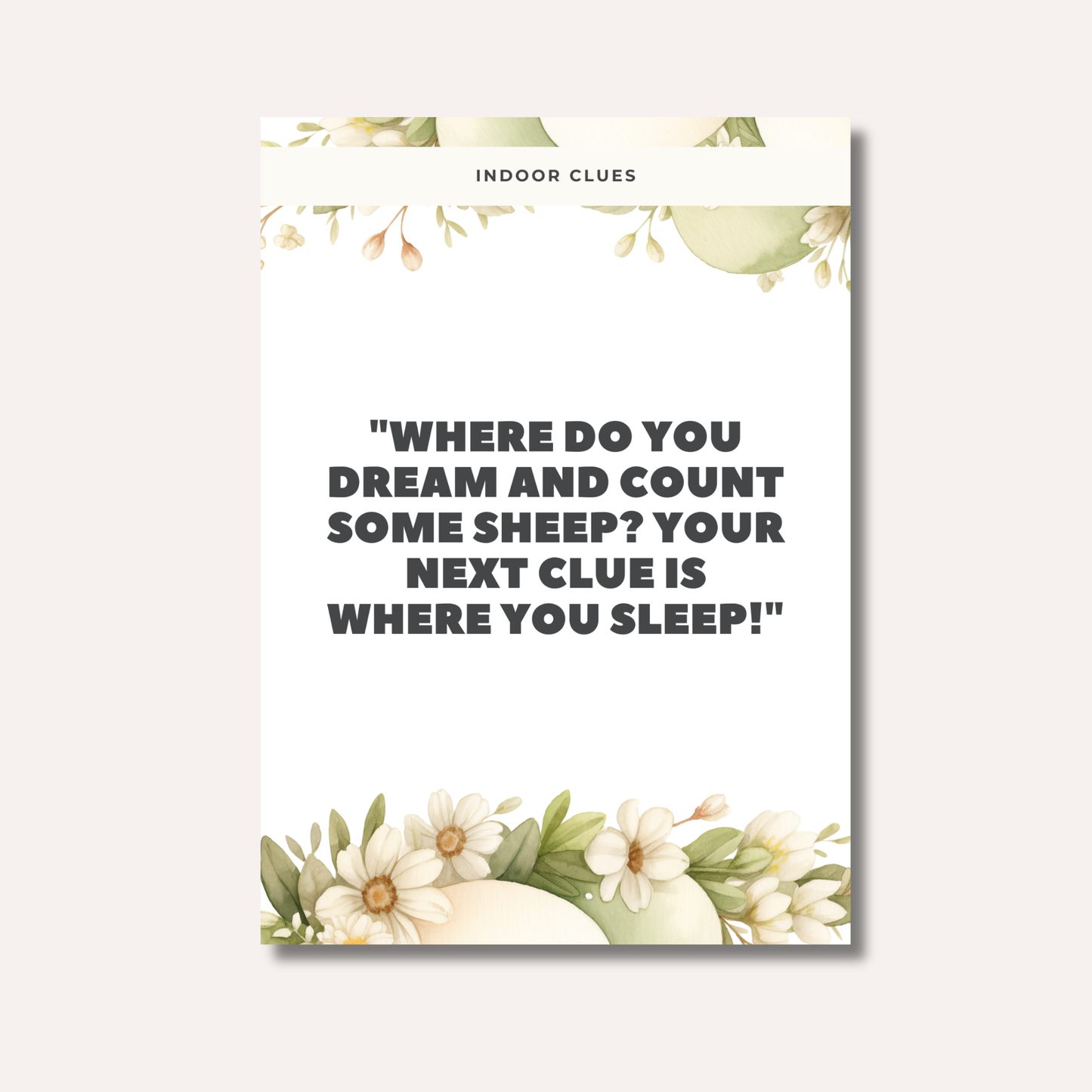 Easter Egg Hunt Cards