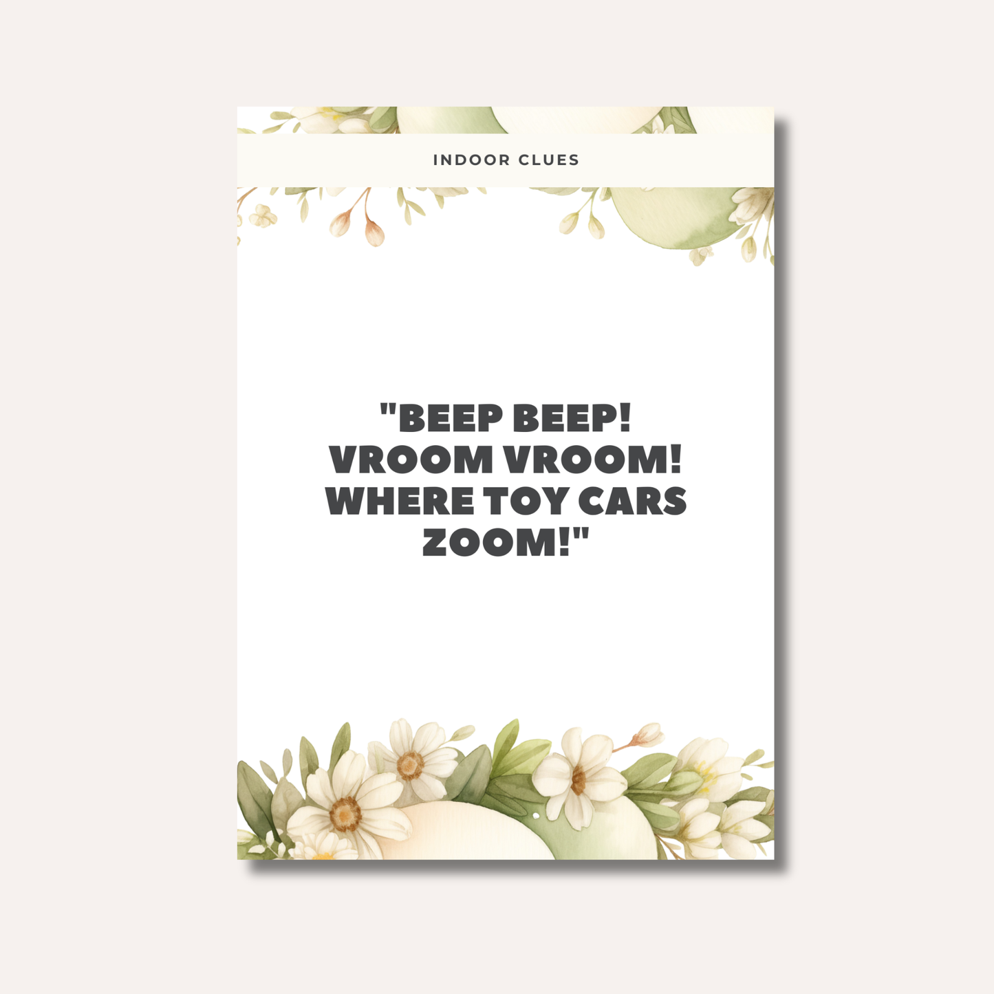 Easter Egg Hunt Cards