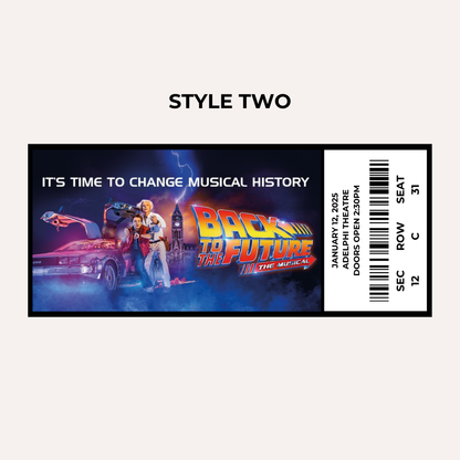 Theatre Gifting Experience- Back To The Future