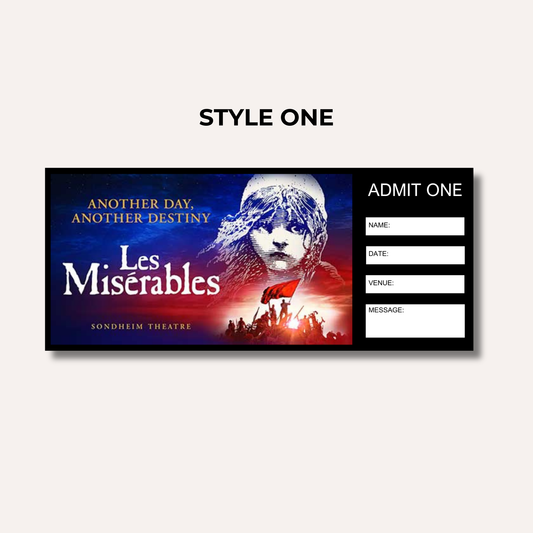 Theatre Gifting Experience- Les Miserables
