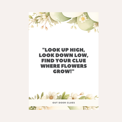 Easter Egg Hunt Cards