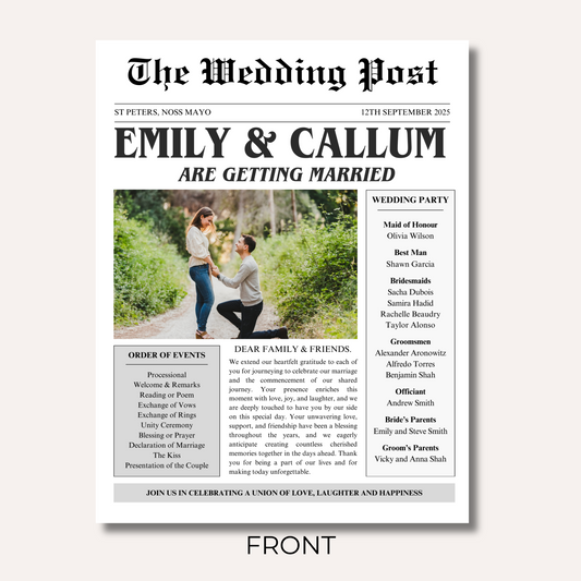 Wedding Post Newspaper