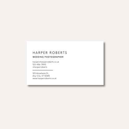 Modern Stamp Style Business Cards