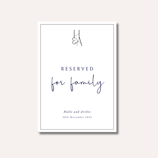 Reserved For Family