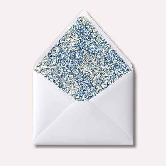 Envelope Liner: Abstract Blue