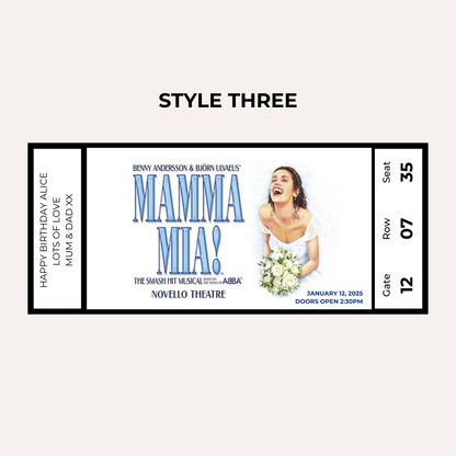 Theatre Gifting Experience- Mama Mia