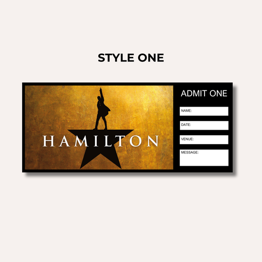 Theatre Gifting Experience- Hamilton