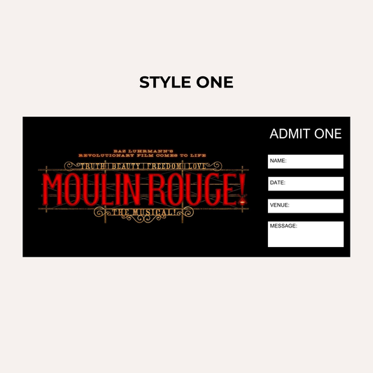 Theatre Gifting Experience- Moulin Rouge
