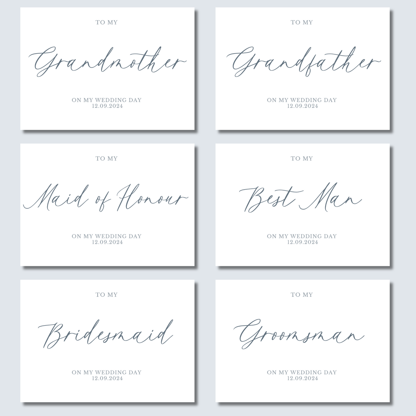 'To My' Wedding Cards