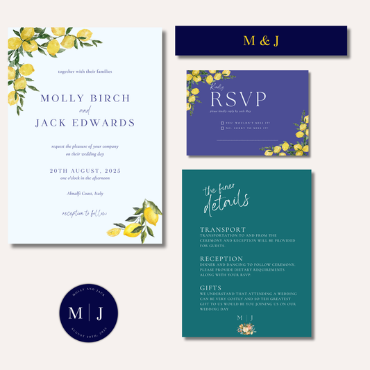 Molly Wedding Invitation Suite