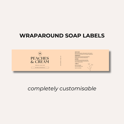 Wrap Around Candle Label- Set 3 (8 Per sheet)