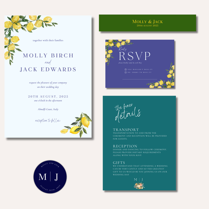 Molly Wedding Invitation Suite