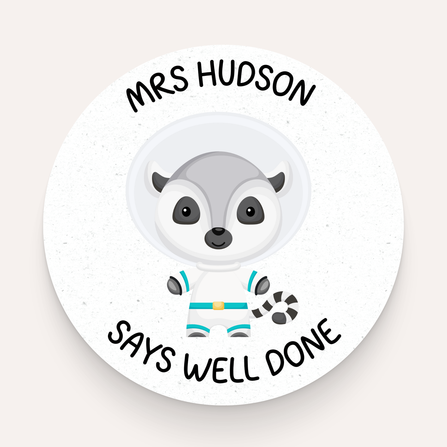 Very Proud of You Stickers Astronaut Animals