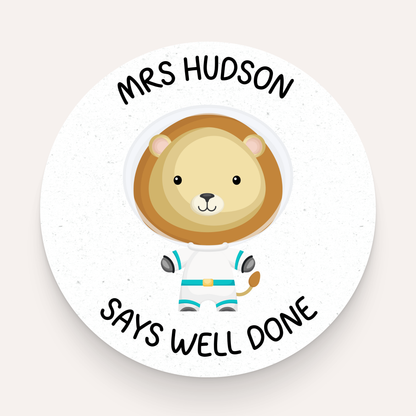 Very Proud of You Stickers Astronaut Animals