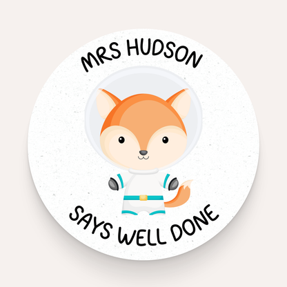 Very Proud of You Stickers Astronaut Animals