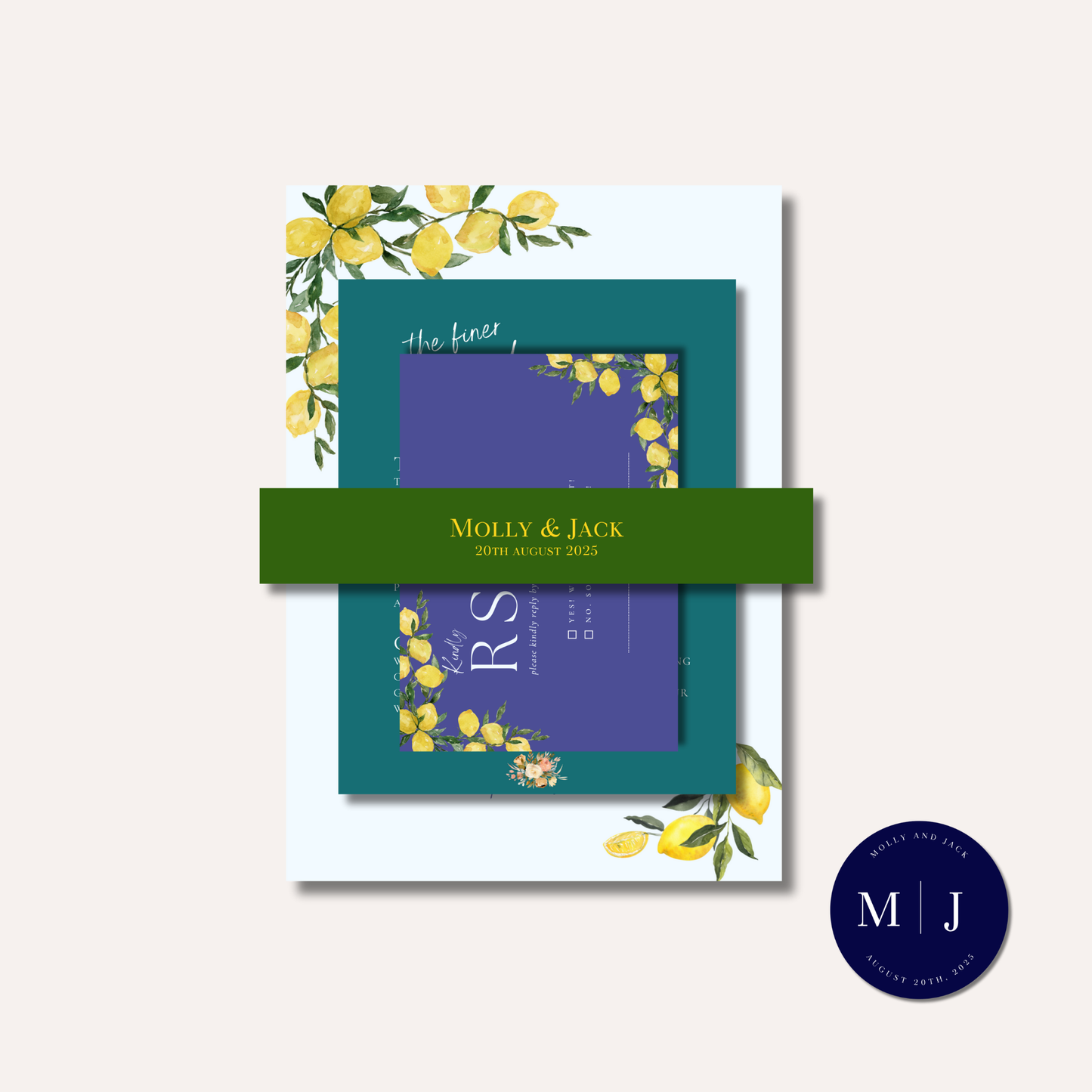 Molly Wedding Invitation Suite