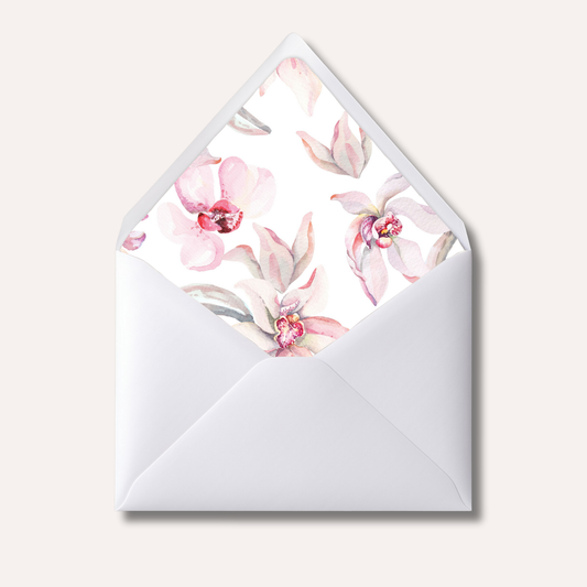 Envelope Liner: Floral Watercolour
