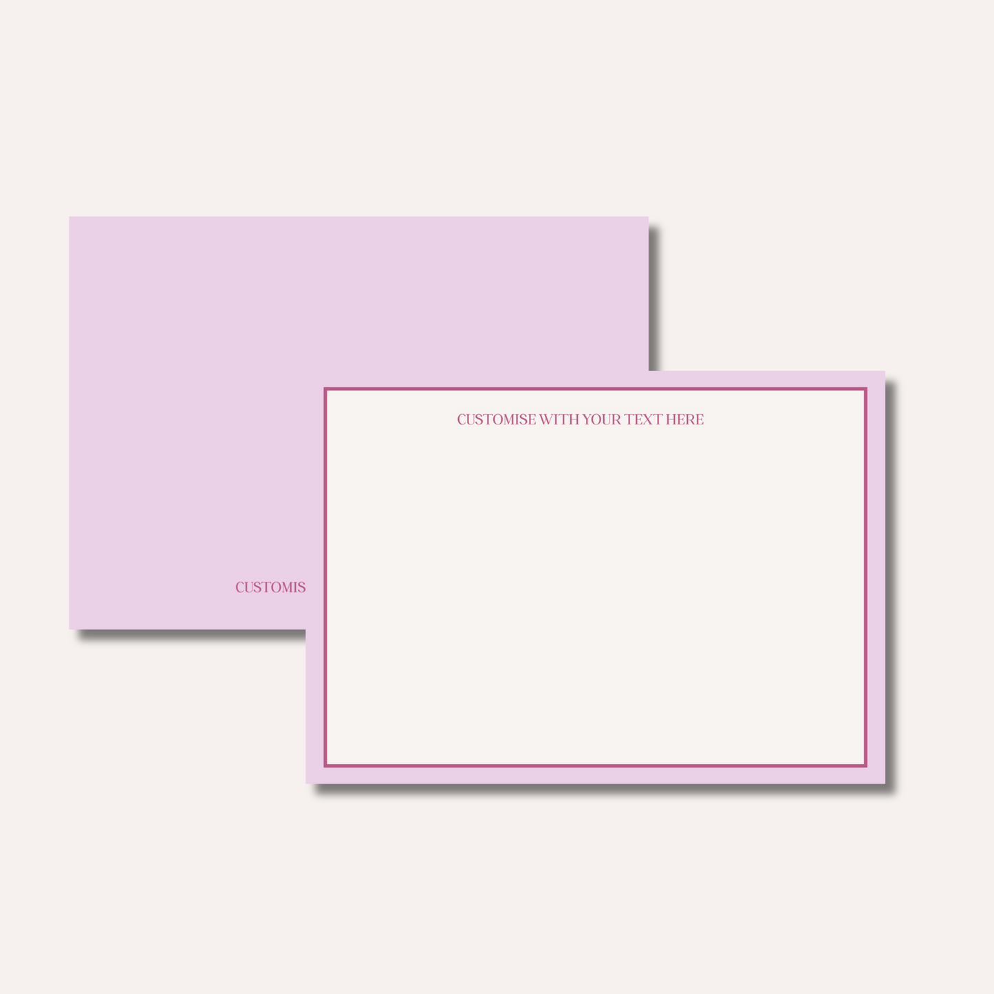 A6 Notecard- Pink