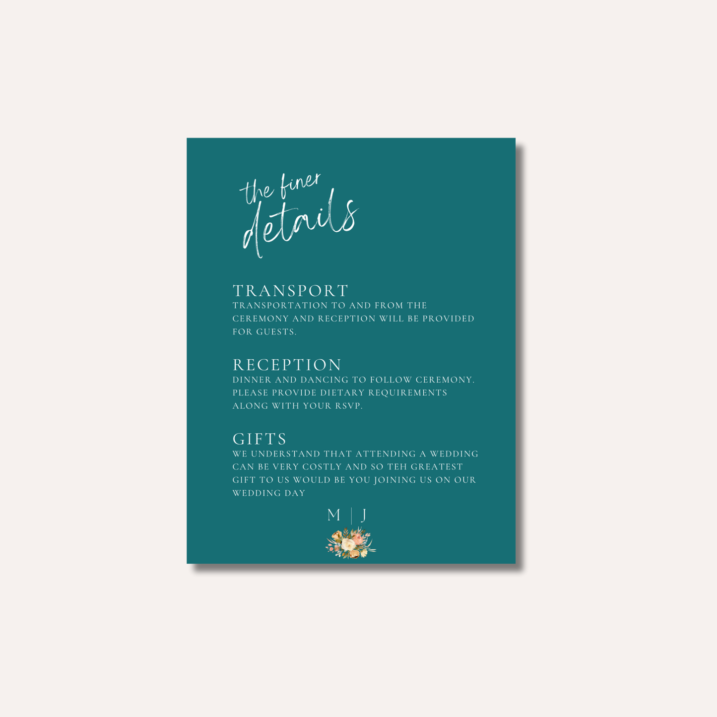 Molly Details Card