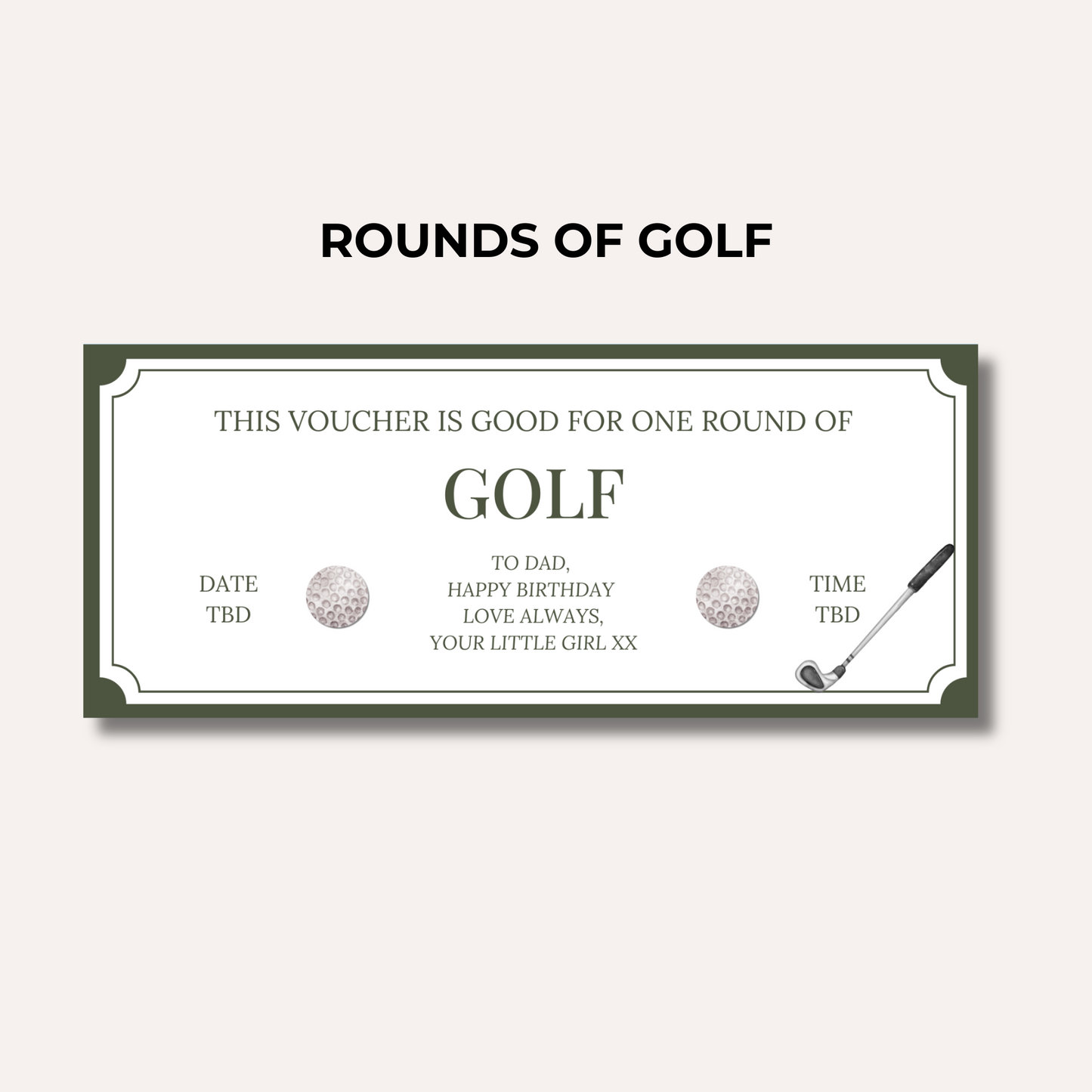 Sporting Event Gifting Experience- Golf