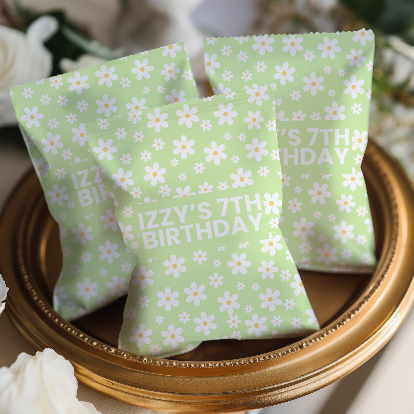 Flower Power Crisp Packet