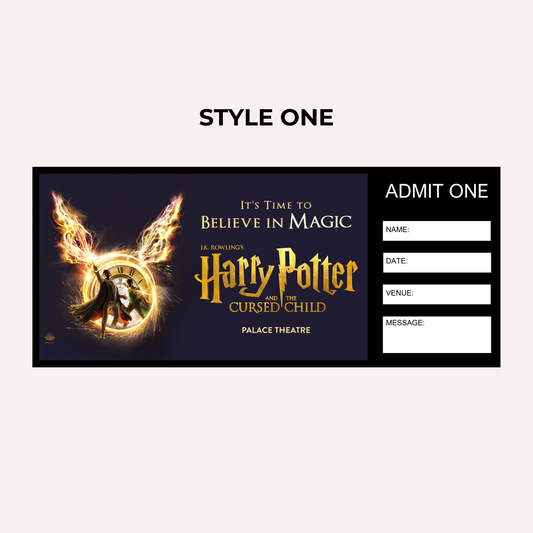 Theatre Gifting Experience- Harry Potter and The Cursed Child