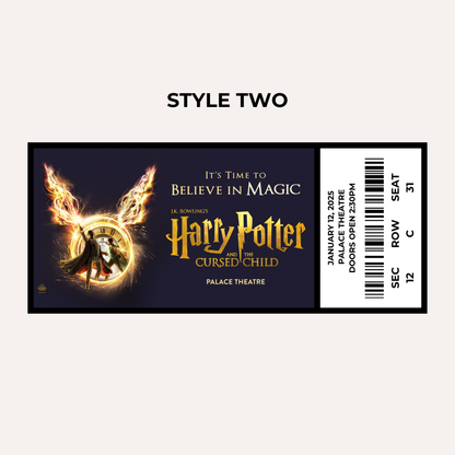 Theatre Gifting Experience- Harry Potter and The Cursed Child