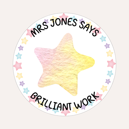 Brilliant Work- Pastel Star