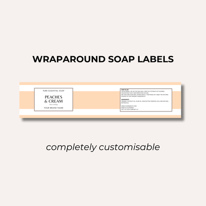 Wrap Around Candle Label- Set 7 (8 Per sheet)