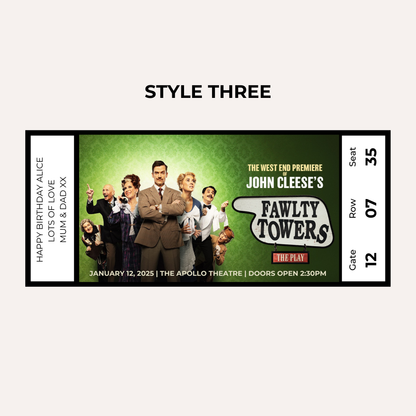 Theatre Gifting Experience- Faulty Towers