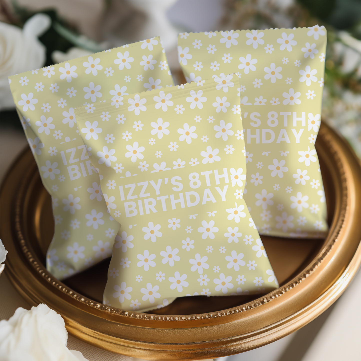 Flower Power Crisp Packet