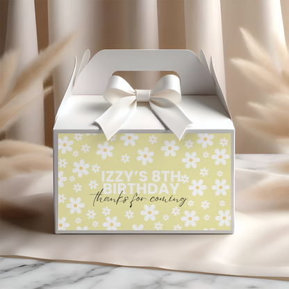 Flower Power Gable Box Labels