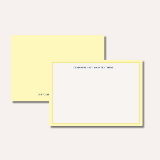 A6 Notecard- Yellow