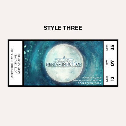 Theatre Gifting Experience- The Curious Case of Benjamin Button
