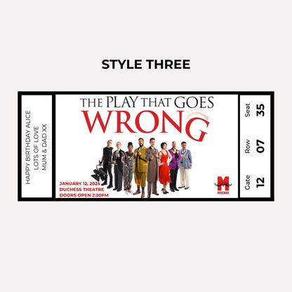 Theatre Gifting Experience- The Play That Goes Wrong